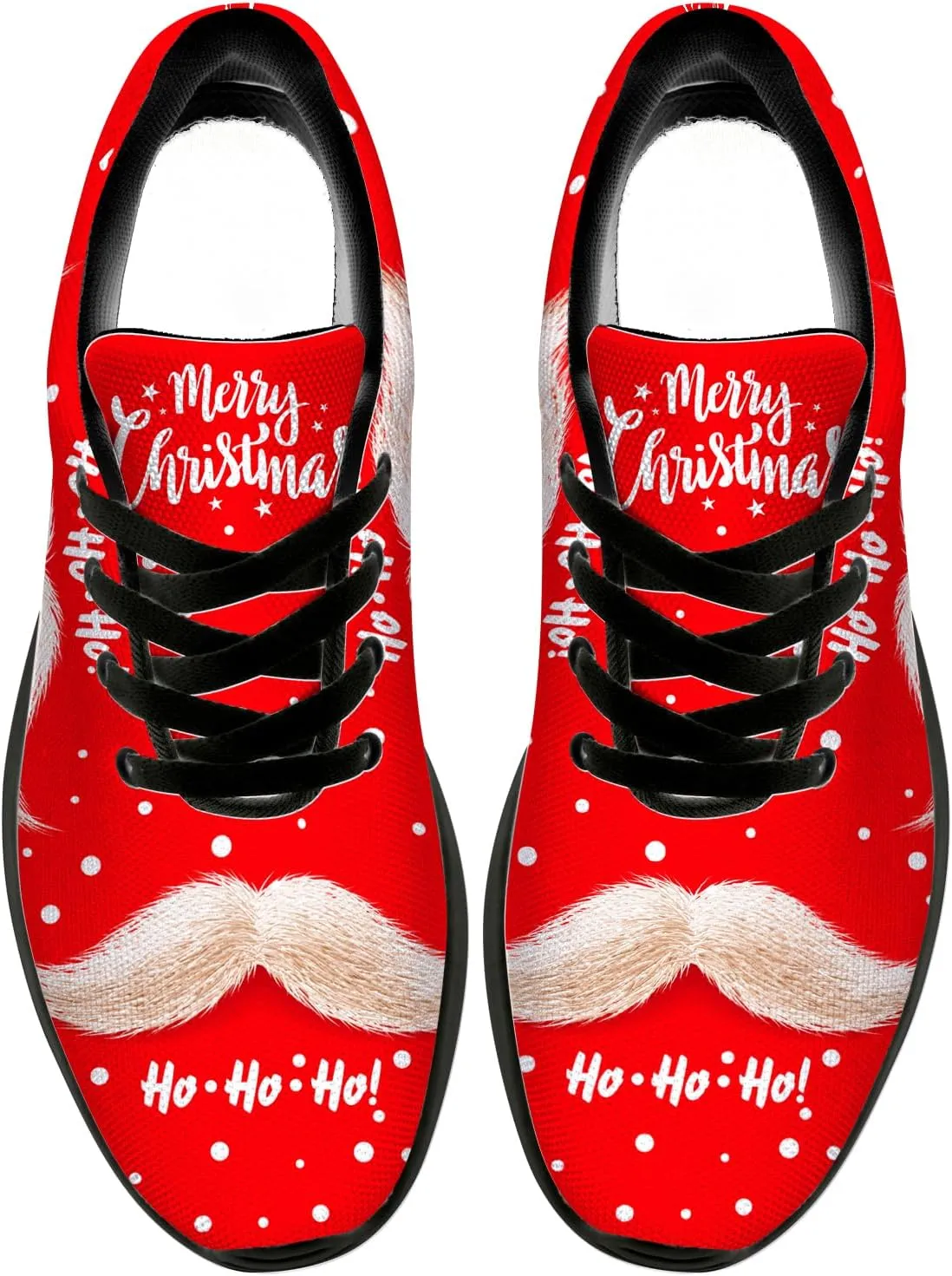 Christmas Tennis Shoes for Women Red Christmas Sneakers Running Shoes Gifts for Women Men Mom