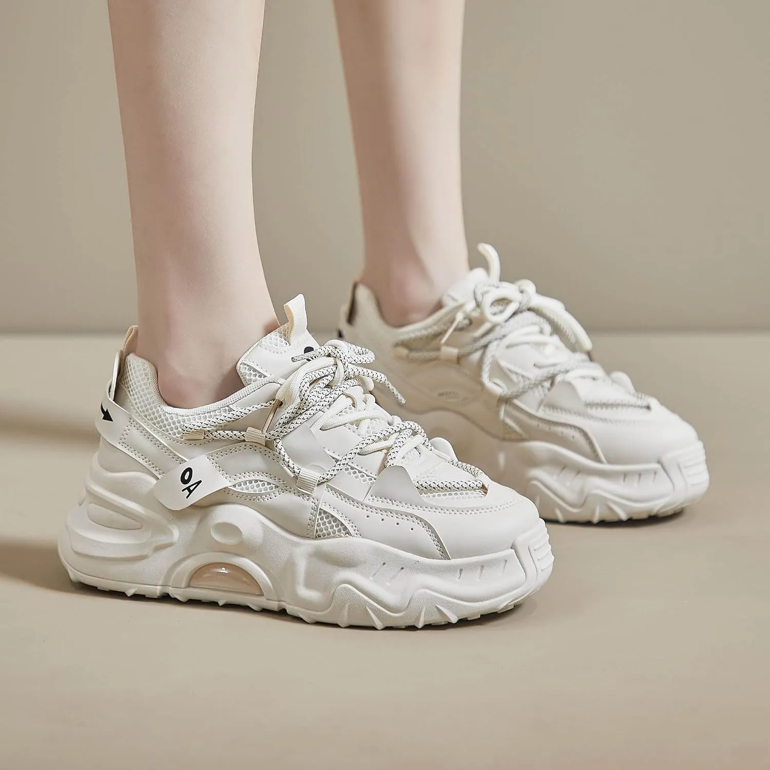Comfortable Shoes for Women Breathable Platform Chunky Sneakers Lightweight Casual Dad Walking Shoes