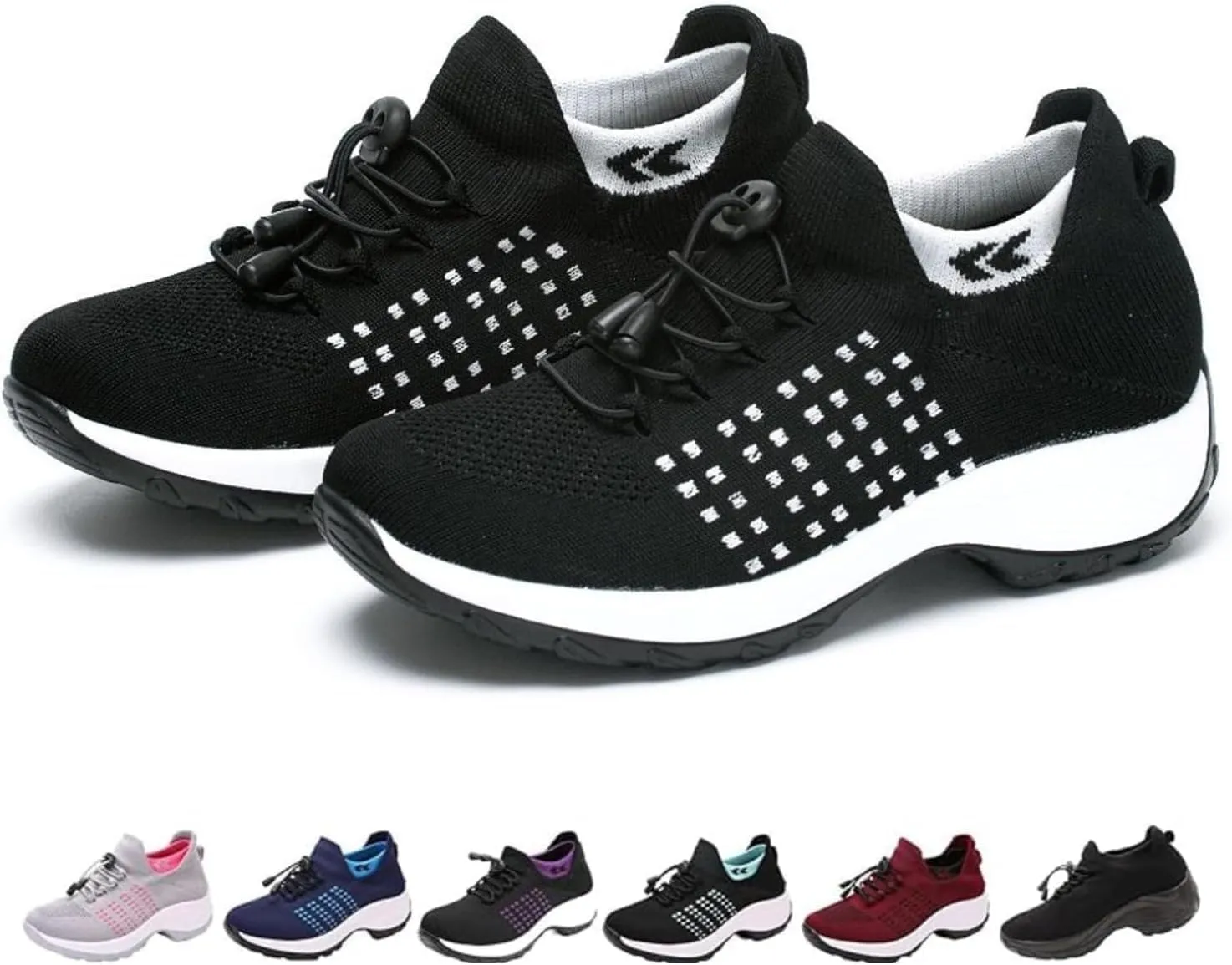Comfortwear Ortho Stretch Cushion Shoes for Women, Orthopedic Sneakers Ortho Breathable Comfy Shoes for Plantar Fasciitis