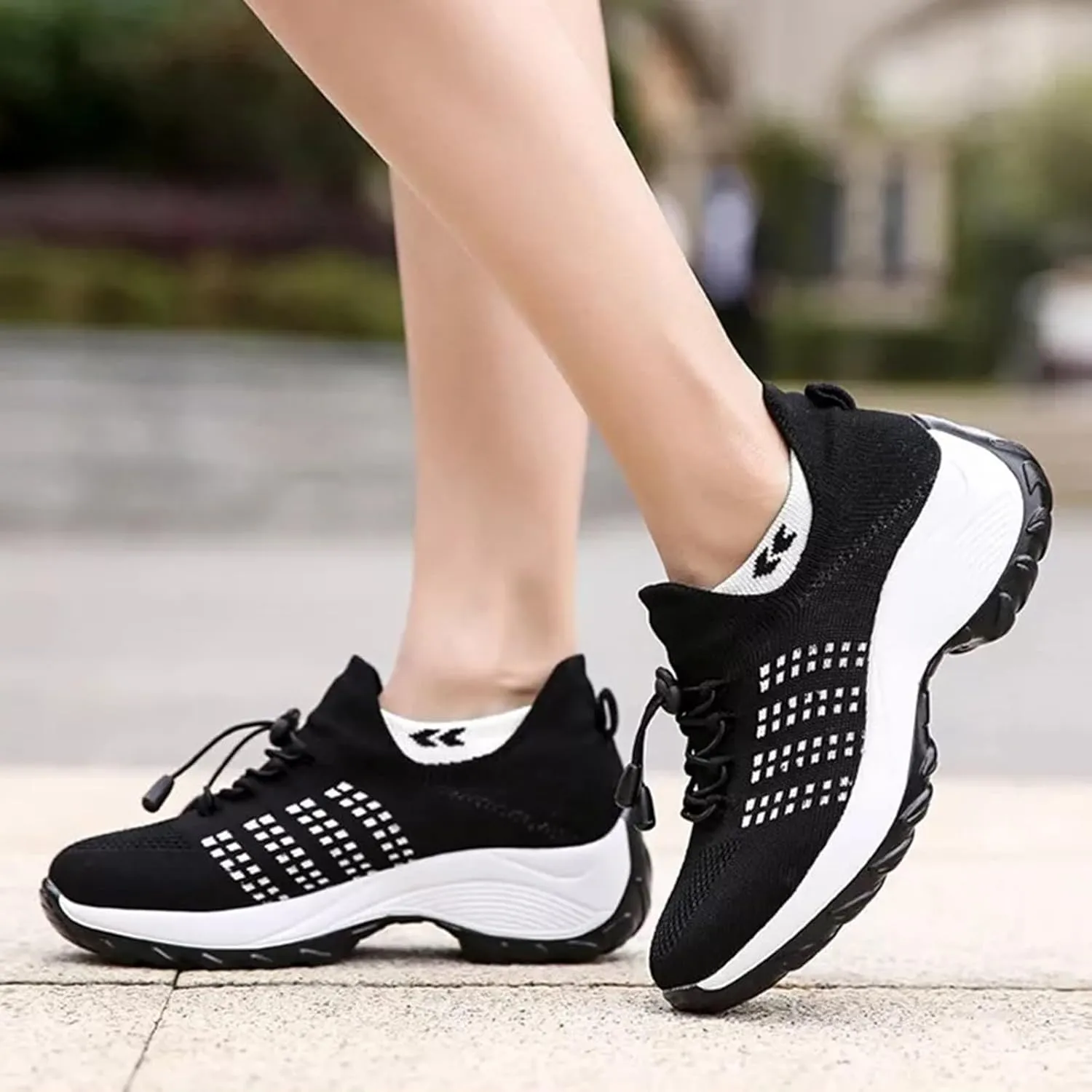 Comfortwear Ortho Stretch Cushion Shoes for Women, Orthopedic Sneakers Ortho Breathable Comfy Shoes for Plantar Fasciitis