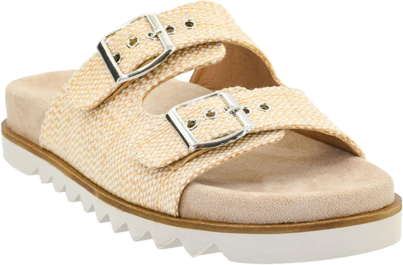 Corkys Footwear Women's Dash Sandals - Featuring Two Straps With Adjustable Buckles, A Soft Lined and Cushioned Insole, and All Day Wear - Chic and Trendy