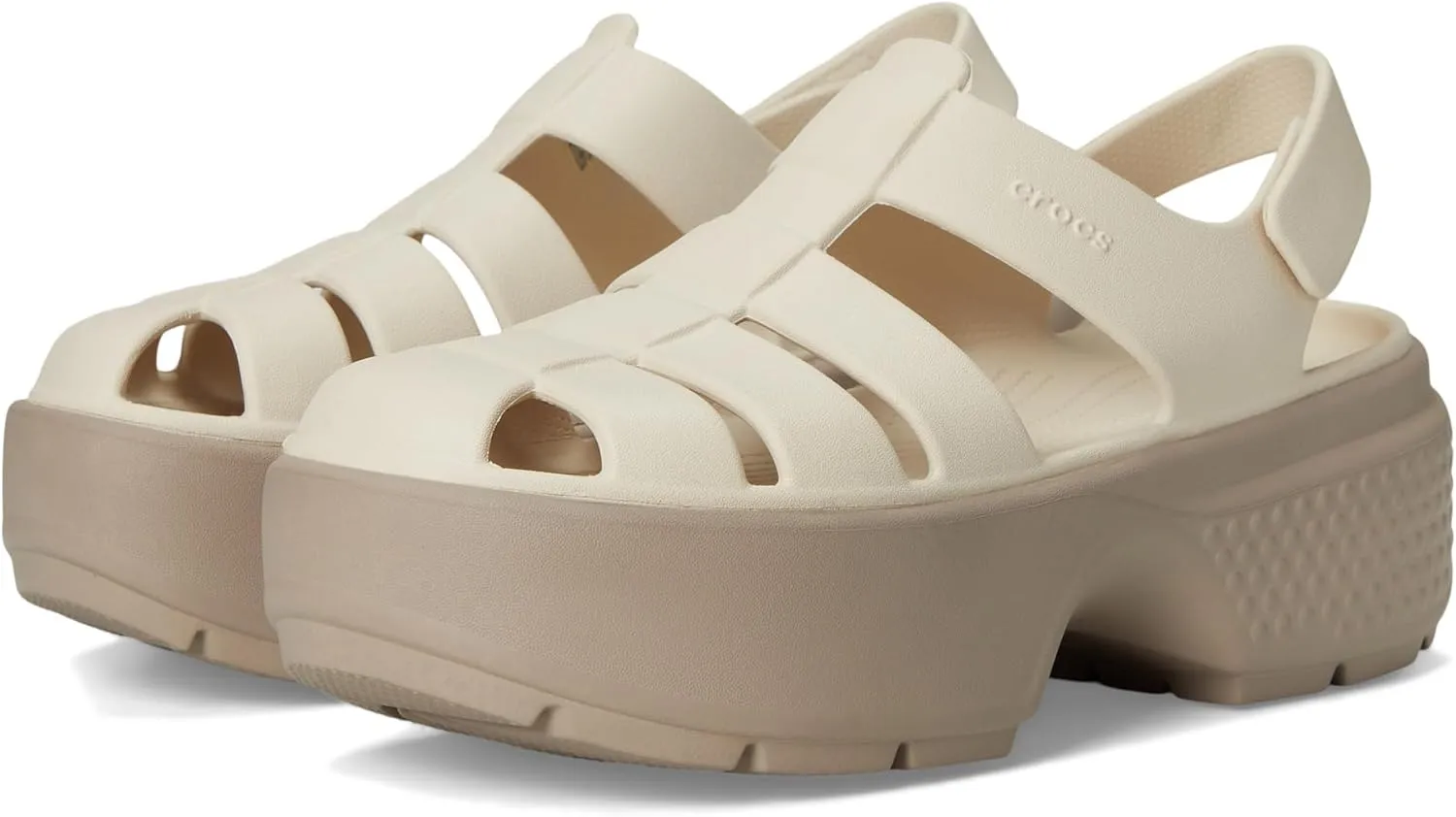 Crocs Unisex-Adult Stomp Fisherman Heeled Sandals