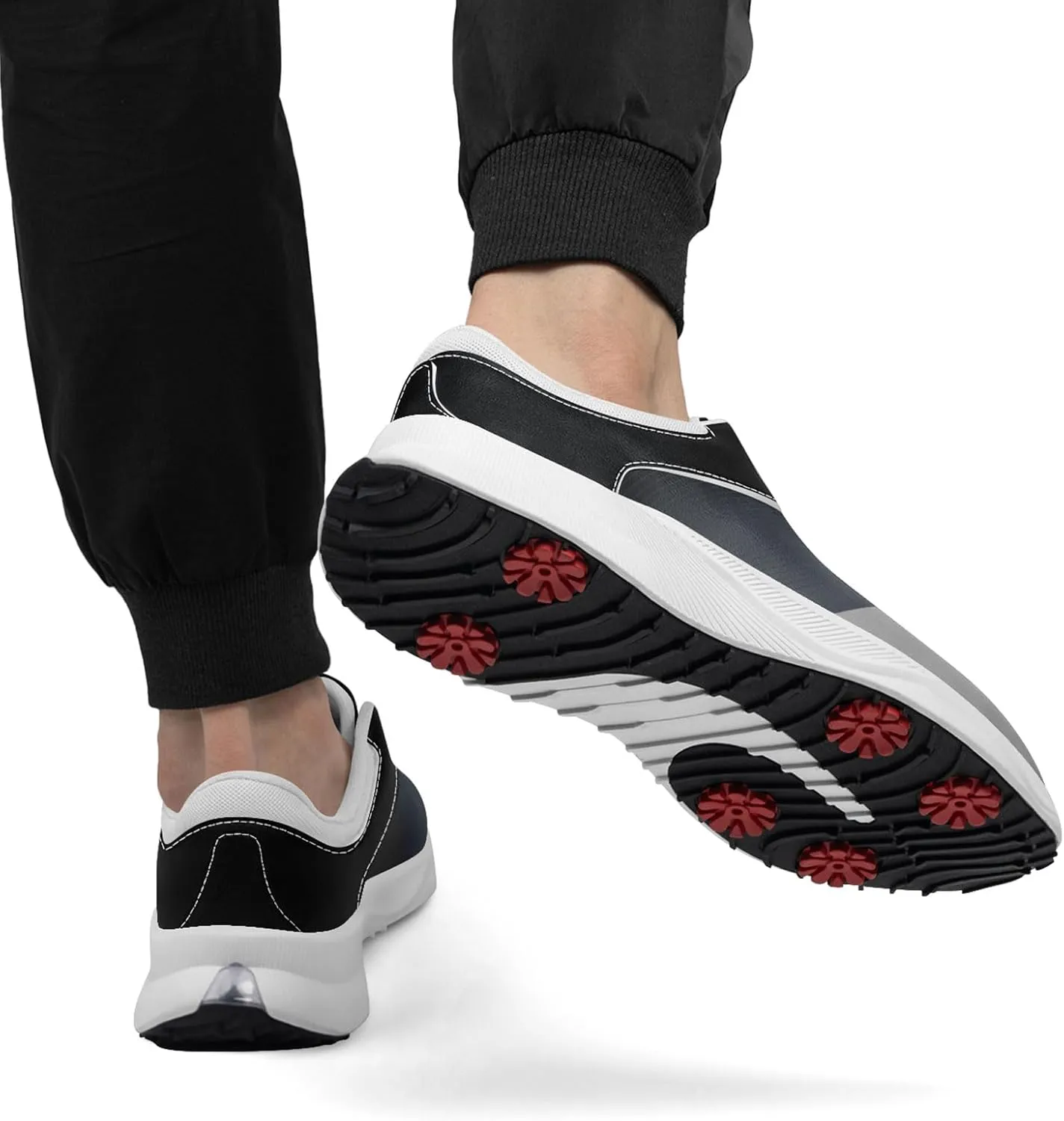 Custom Spikeless Golf Shoes for Men Women, Lightweight Breathable Golf Sneakers with Air-Outer, Customized for Teams