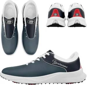 Custom Spikeless Golf Shoes for Men Women, Lightweight Breathable Golf Sneakers with Air-Outer, Customized for Teams
