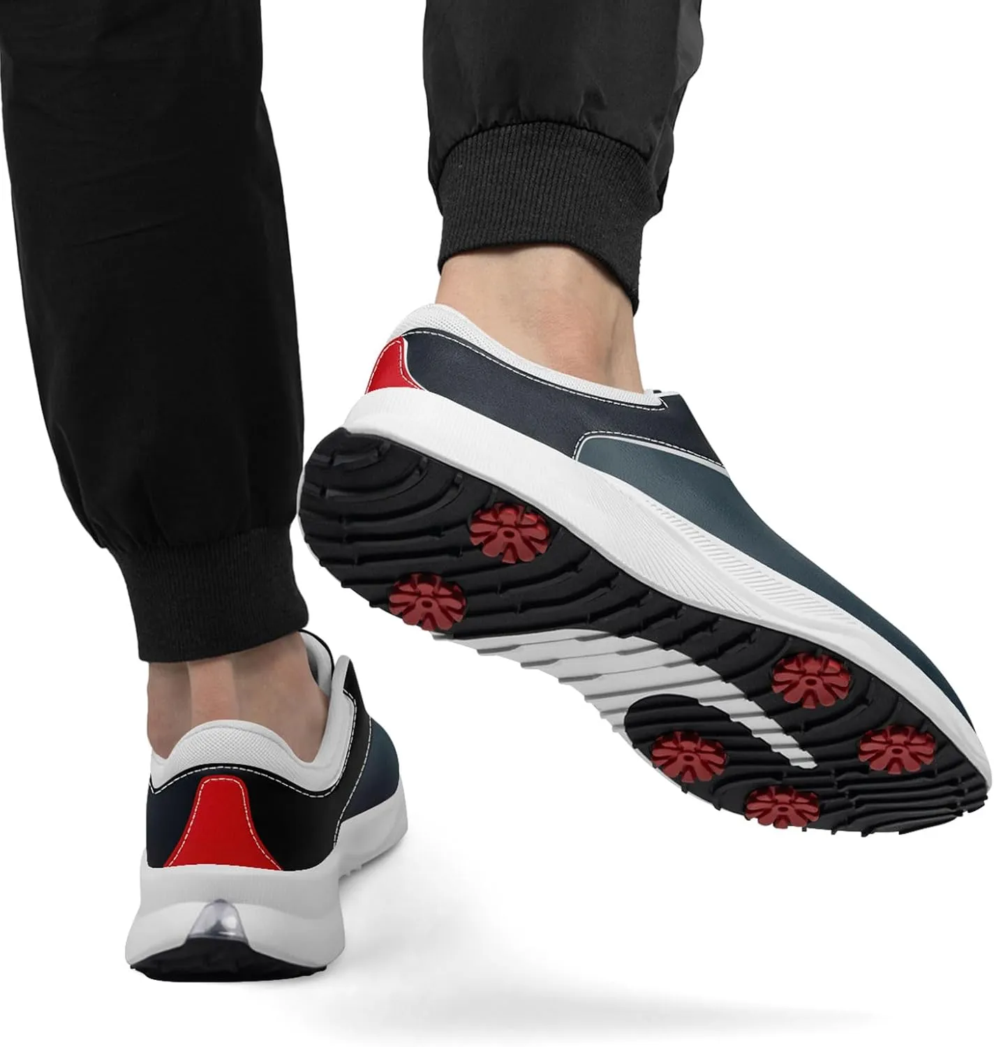 Custom Spikeless Golf Shoes for Men Women, Lightweight Breathable Golf Sneakers with Air-Outer, Customized for Teams