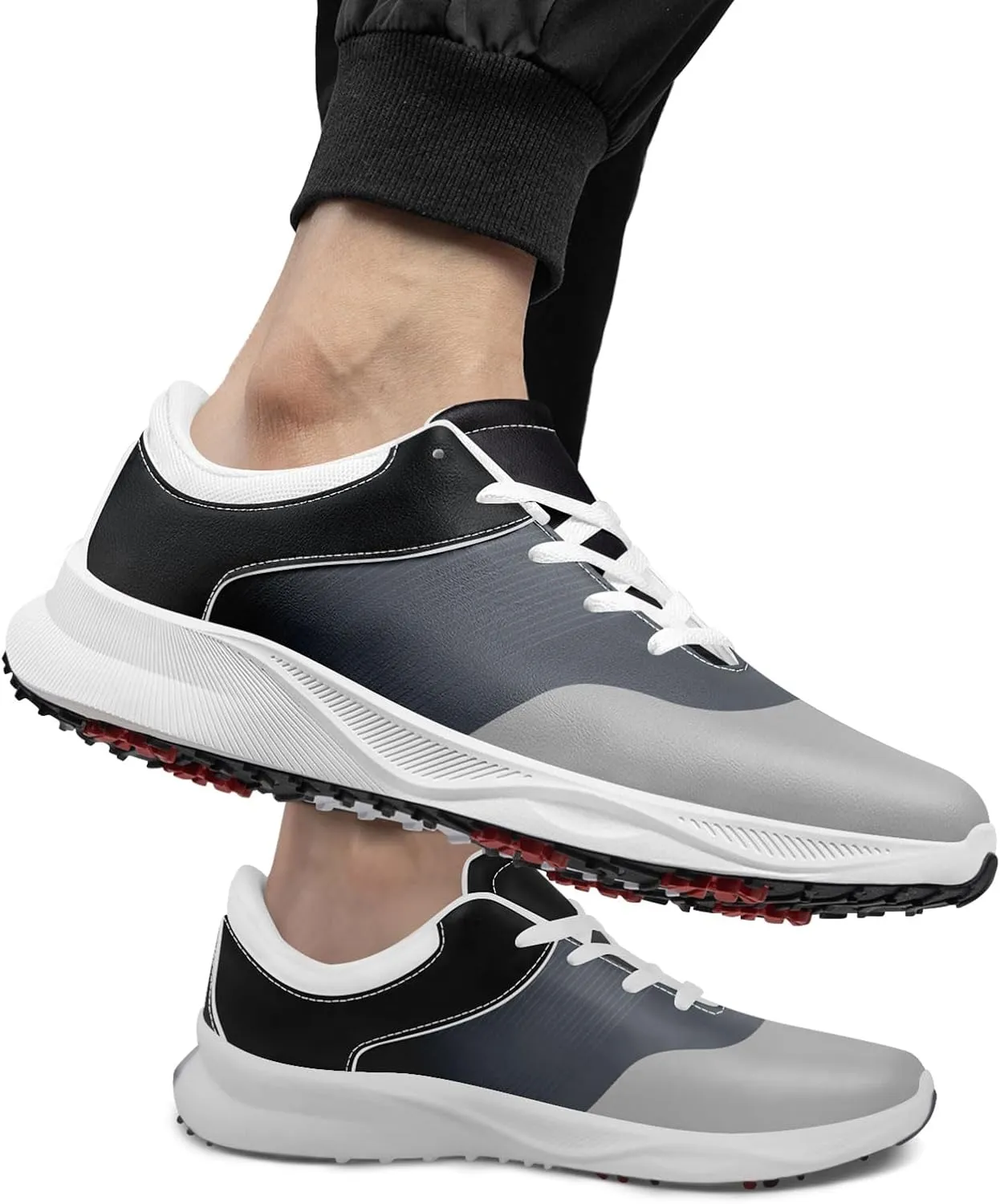 Custom Spikeless Golf Shoes for Men Women, Lightweight Breathable Golf Sneakers with Air-Outer, Customized for Teams