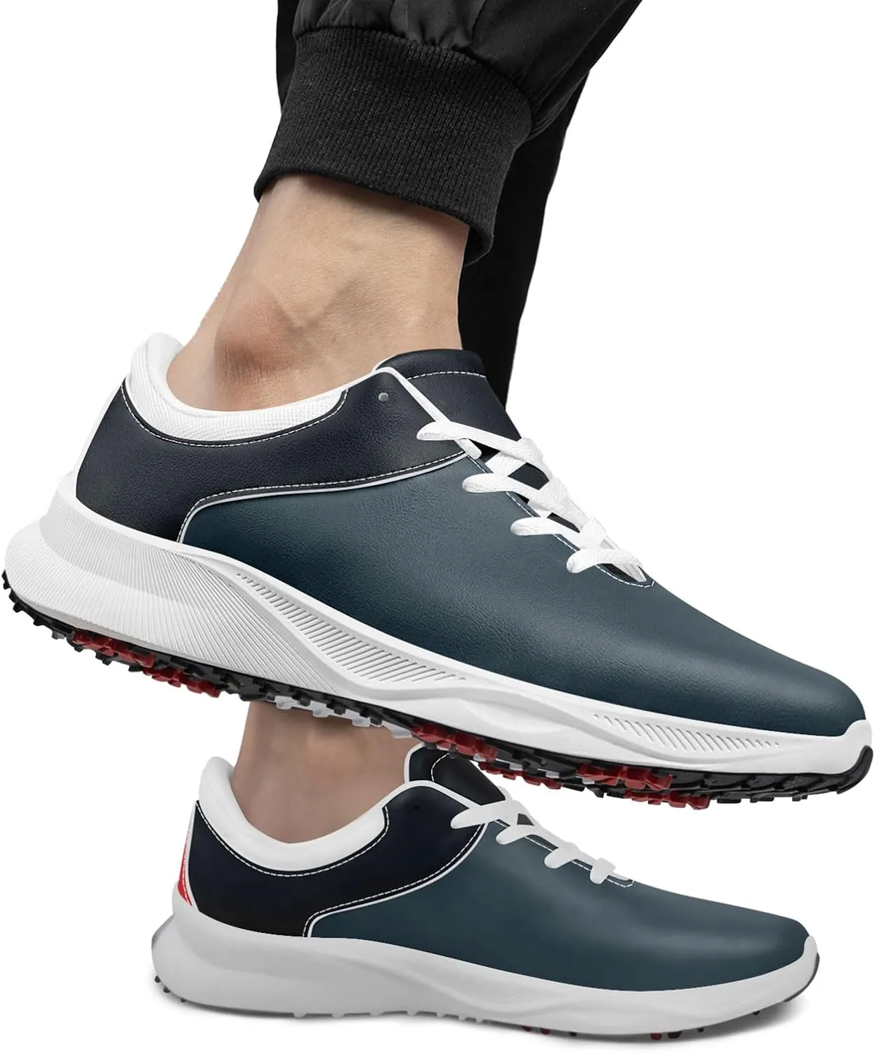 Custom Spikeless Golf Shoes for Men Women, Lightweight Breathable Golf Sneakers with Air-Outer, Customized for Teams