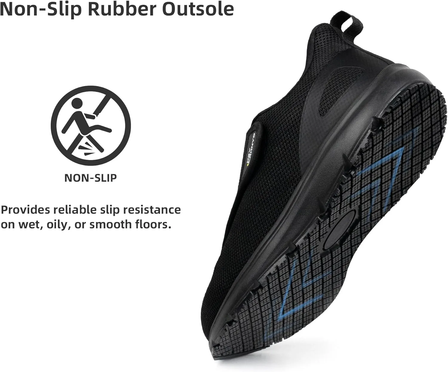 Diabetic Shoes for Men Wide Non-Slip Water-Resistant Orthopedic Walking Shoes Adjustable Closure Sneakers for Swollen Feet Neuropathy Relief for Easy Fit, Arch Support