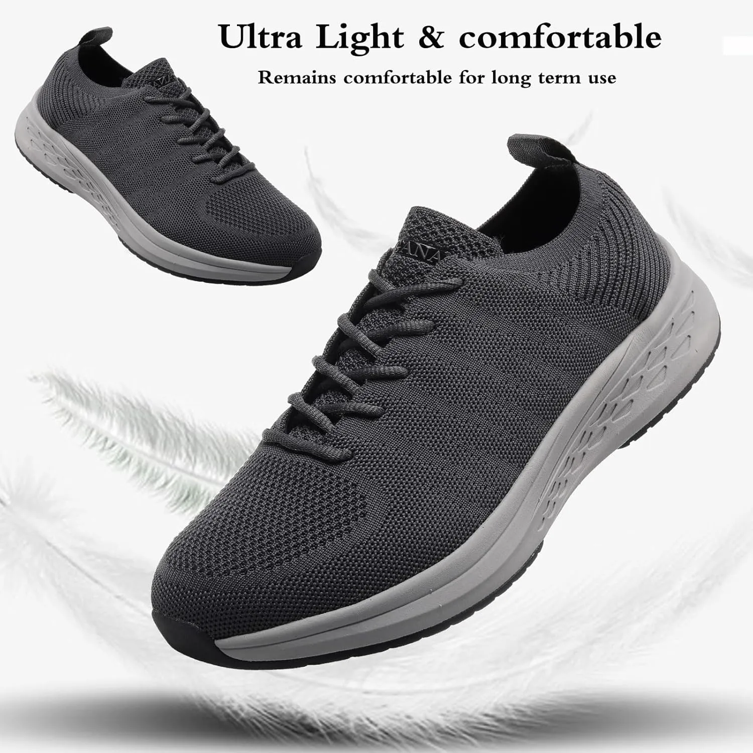 Diabetic Sneakers for Men Arch Support Cushioning Adjustable Widch Orthopedic for Swollen Feet Elderly Foot Pain Relief Neuropathy