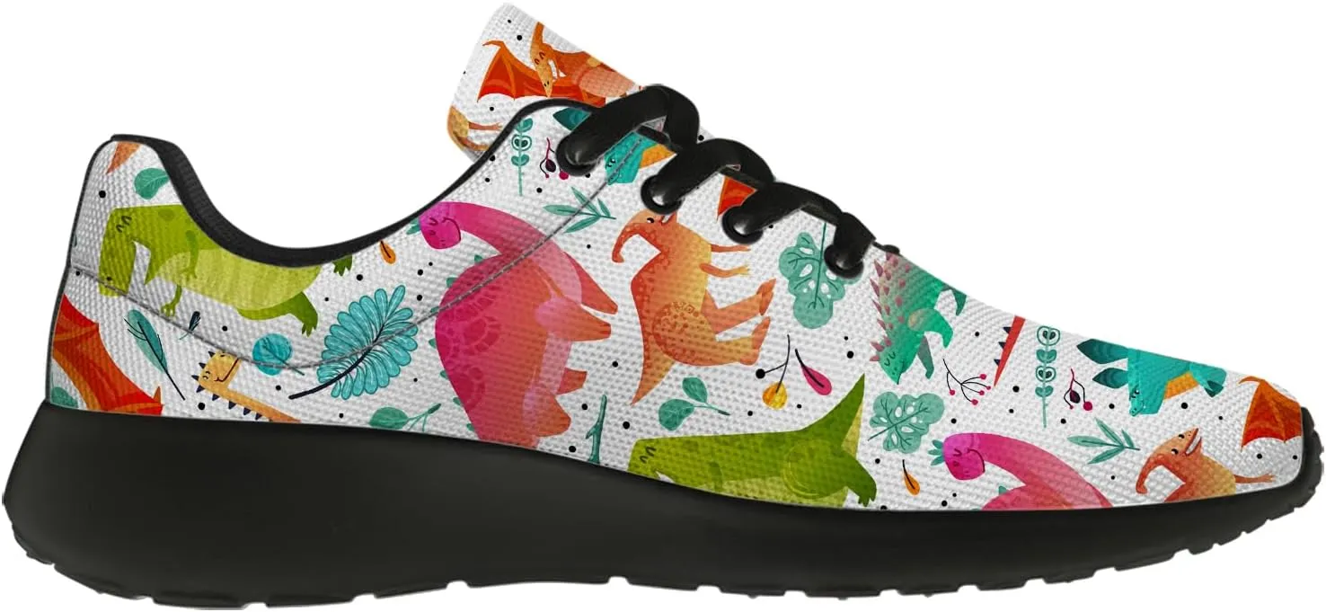 Dinosaur Shoes Womens Mens Running Shoes Cartoon Sneakers Gifts for Women Men