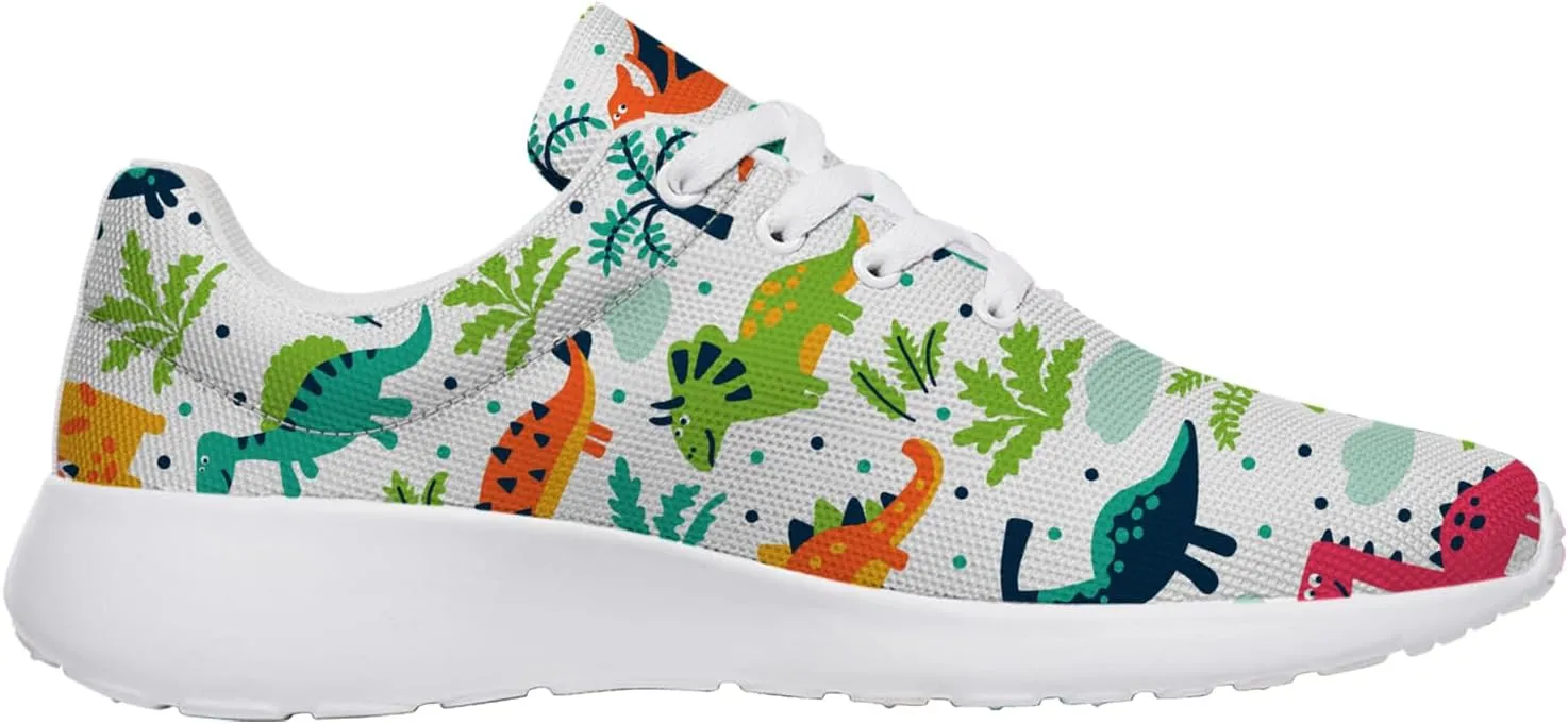 Dinosaur Shoes Womens Mens Tennis Shoes Cartoon Sneakers Gifts for Women Men