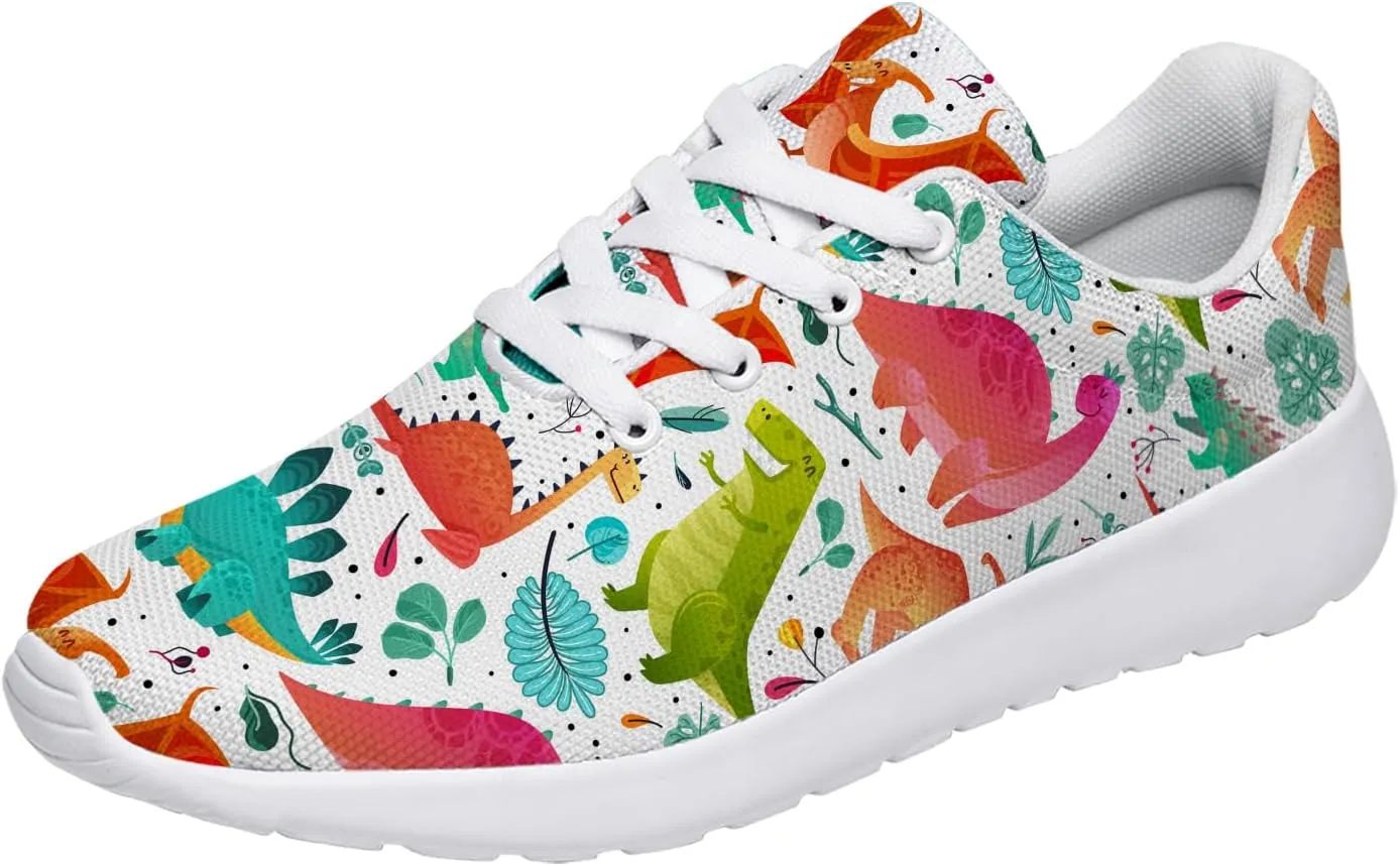 Dinosaur Shoes Womens Mens Tennis Shoes Cartoon Sneakers Gifts for Women Men
