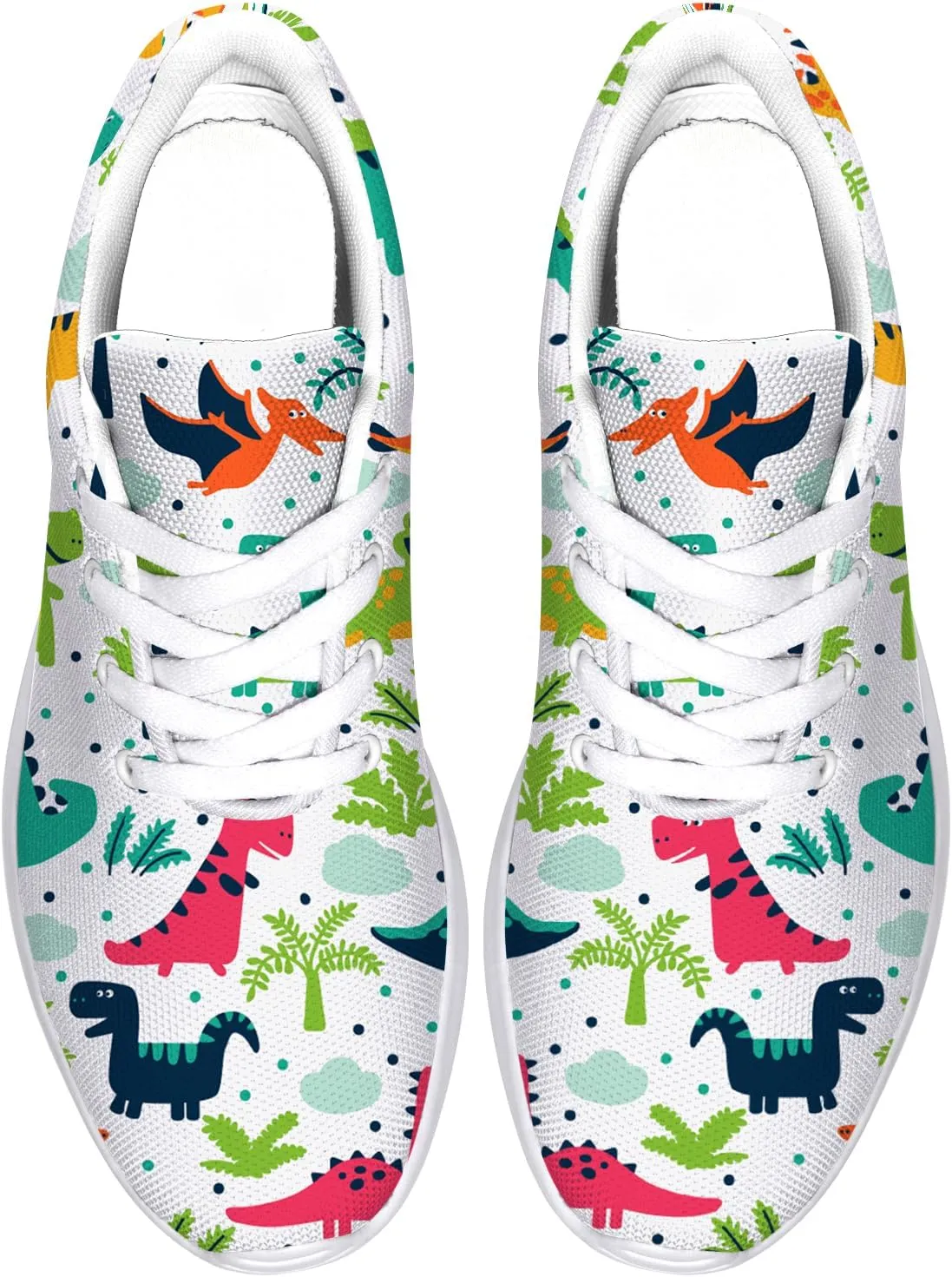 Dinosaur Shoes Womens Mens Tennis Shoes Cartoon Sneakers Gifts for Women Men