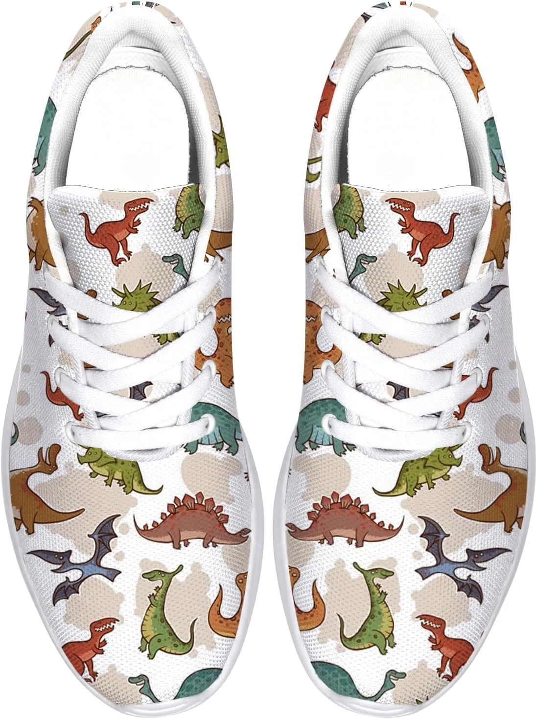 Dinosaur Shoes Womens Mens Tennis Shoes Cartoon Sneakers Gifts for Women Men