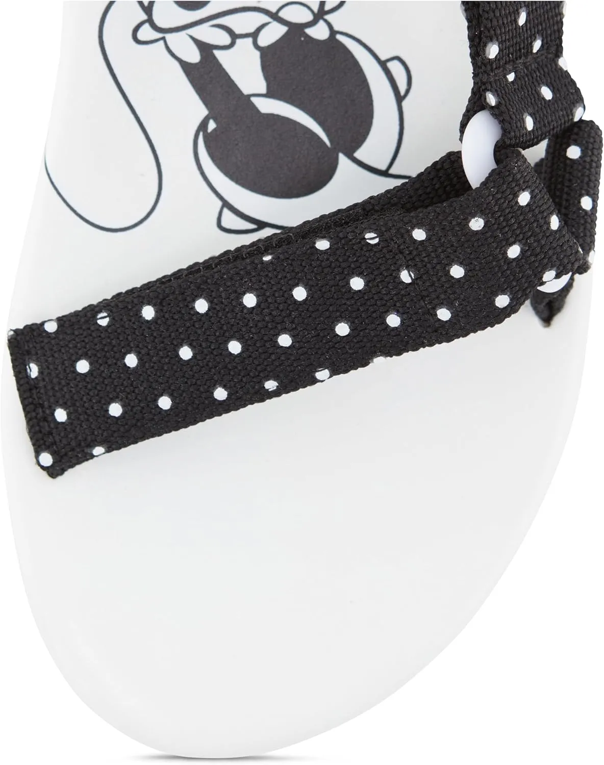 Disney Ladies Minnie Mouse Strap Sandals - Ladies Classic Minnie Mouse Double Strap Sandals Slip On Sandal Shoes