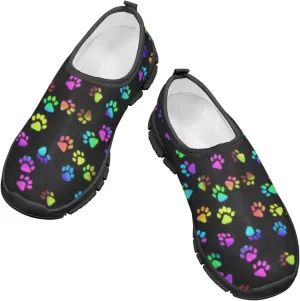 Doojoayie Boys Slip On Sneakers Breathable Summer Tennis Shoes for School Boys