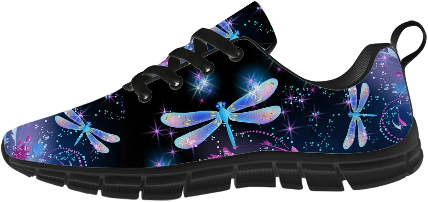 Dragonfly Shoes for Women Men Novelty Printed Shoes Comfort Tennis Shoes Lightweight Sneakers