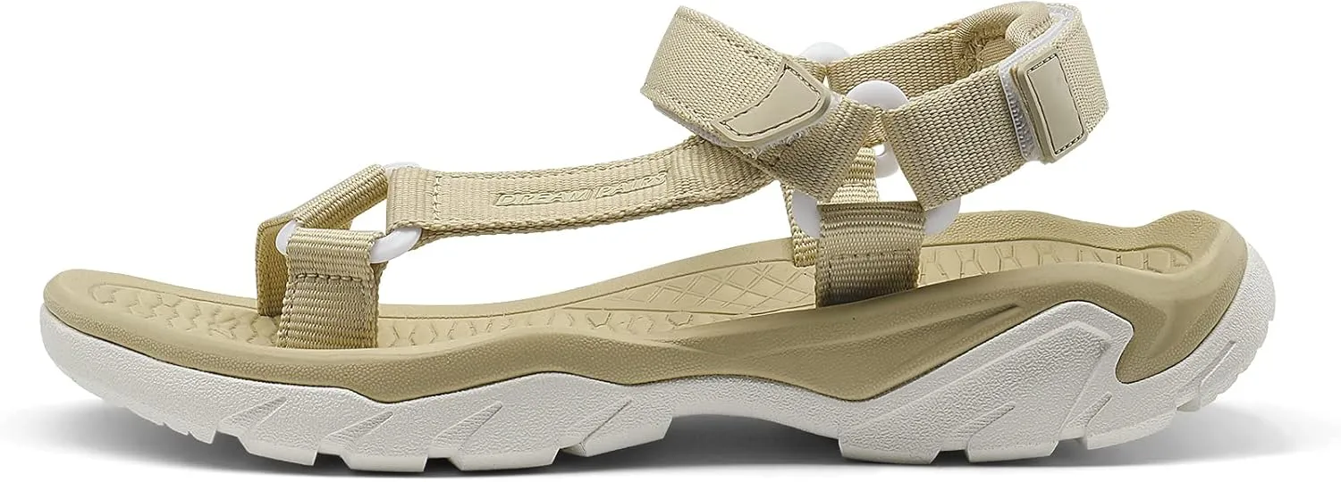 DREAM PAIRS Hiking Sandals Women, Comfortable Walking Sandals with Adjustable Hook and Loop Strap, Quick-Drying Sports Summer Beach Outdoor Light Weight Water Shoes