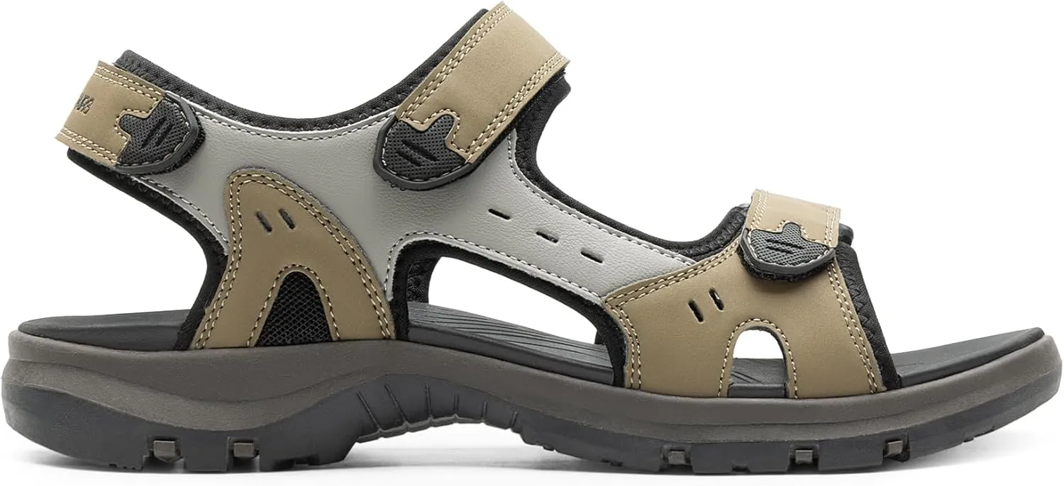 DREAM PAIRS Men’s Arch Support Hiking Sandals Sport Outdoor Athletic Comfortable Summer Beach Water Sandals