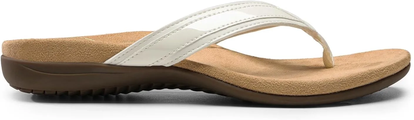 DREAM PAIRS Women's Flip Flops Arch Support Comfortable Soft Cushion Walking Thong Sandals for Summer Beach