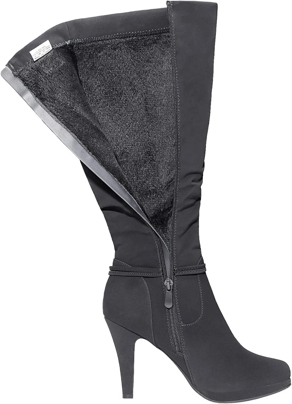 DREAM PAIRS Women's Knee High Platform Heel Boots