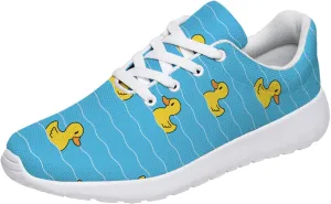 Duck Print Shoes Womens Mens Tennis Shoes Cartoon Sneakers Running Shoes Funny Gifts for Women Men