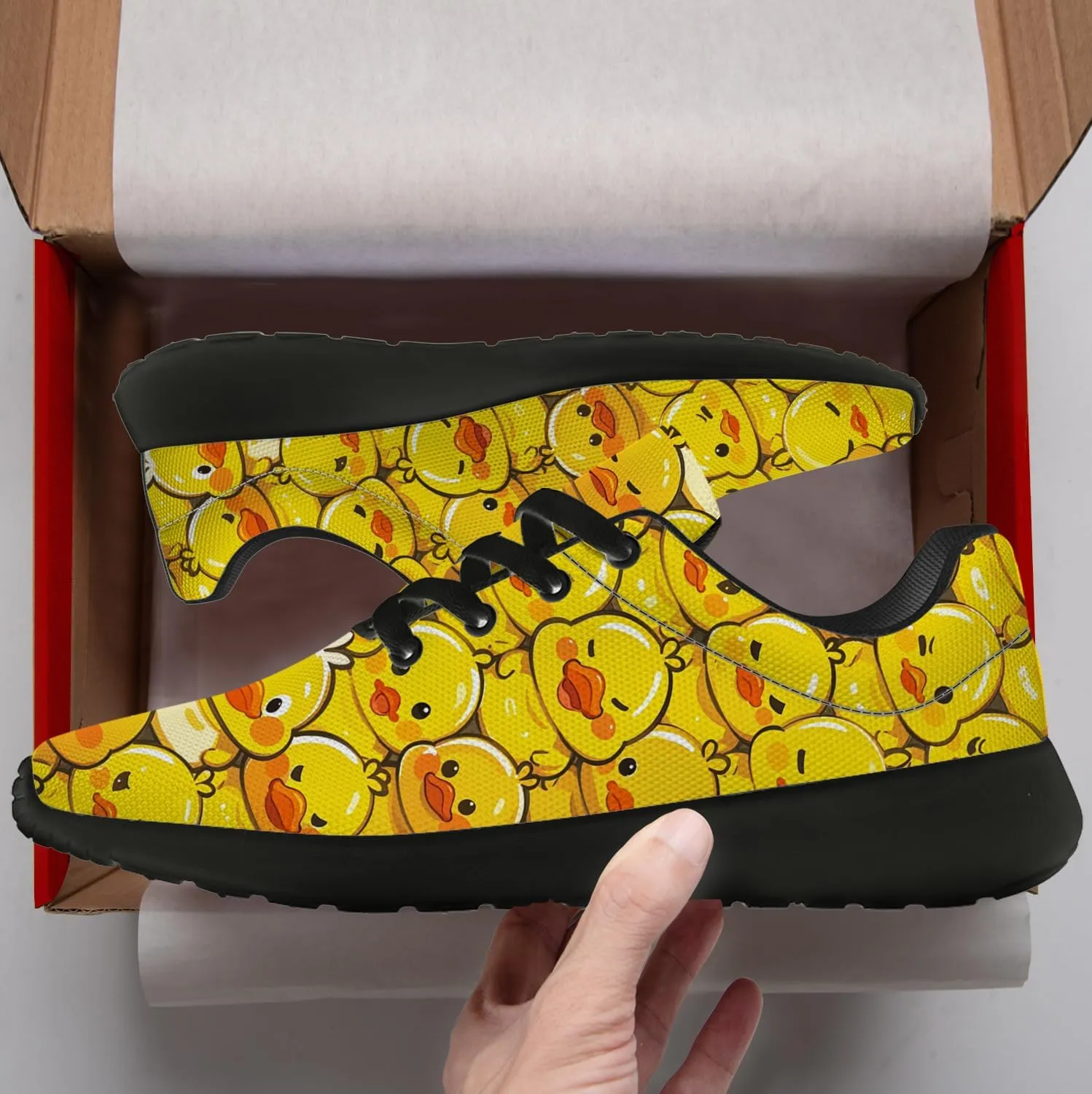 Duck Shoes for Women Men Running Shoes Cute Animal Sneakers Tennis Shoes Gifts for Women Men