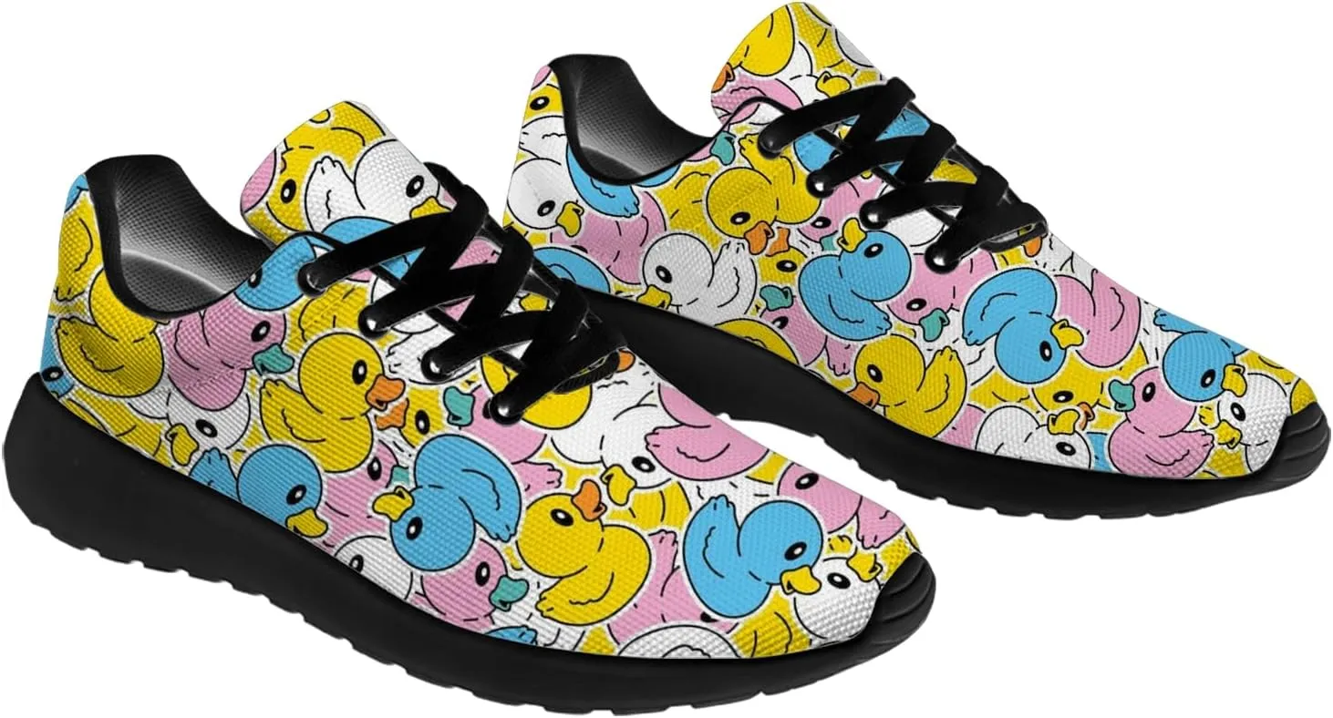 Duck Shoes for Women Men Running Shoes Cute Animal Sneakers Tennis Shoes Gifts for Women Men