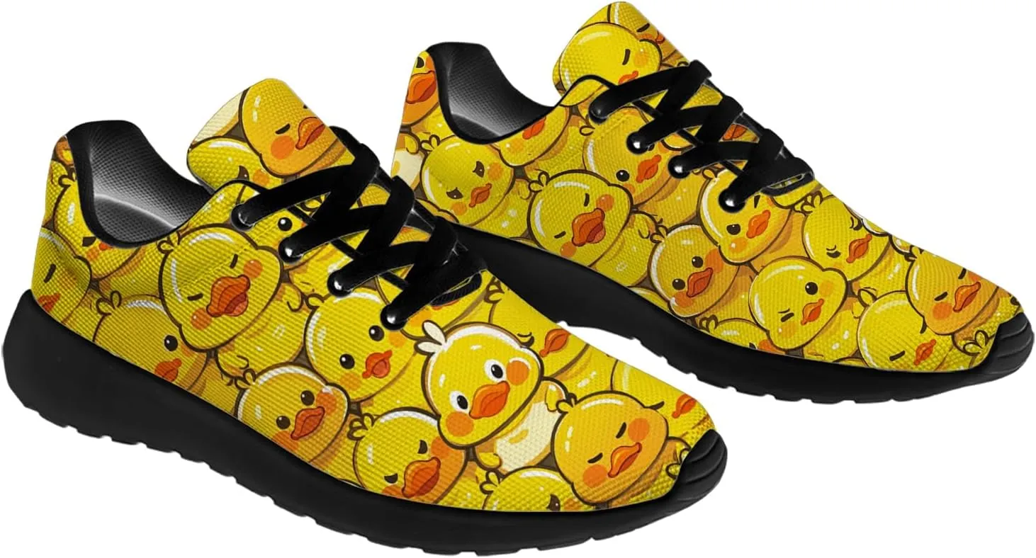 Duck Shoes for Women Men Running Shoes Cute Animal Sneakers Tennis Shoes Gifts for Women Men