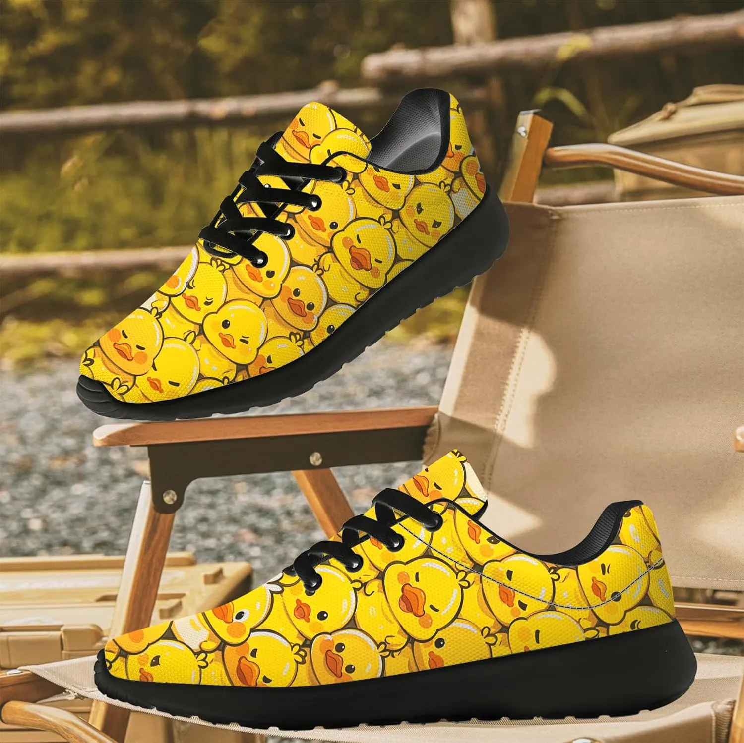 Duck Shoes for Women Men Running Shoes Cute Animal Sneakers Tennis Shoes Gifts for Women Men