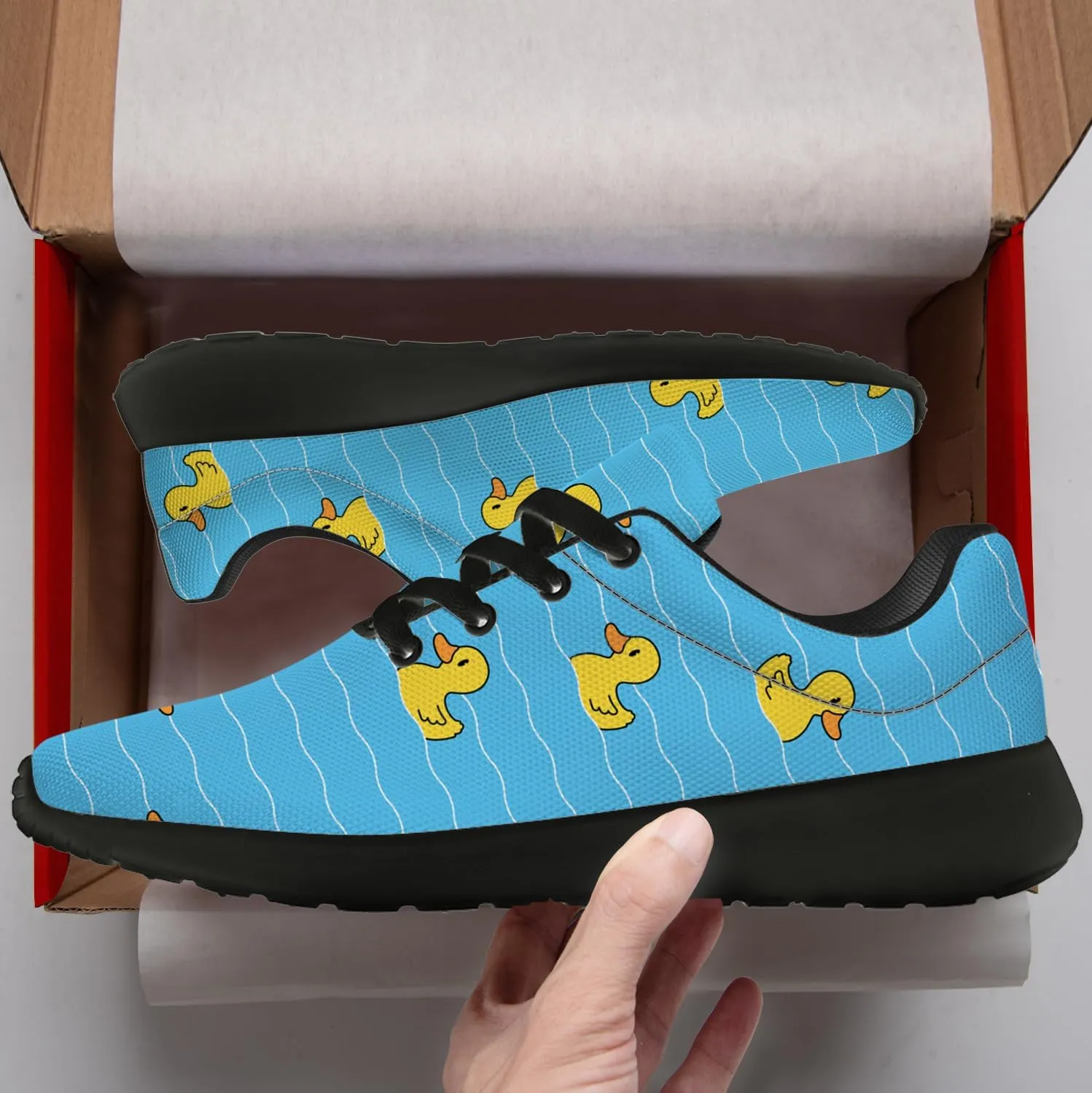 Duck Shoes for Women Men Running Shoes Cute Animal Sneakers Tennis Shoes Gifts for Women Men