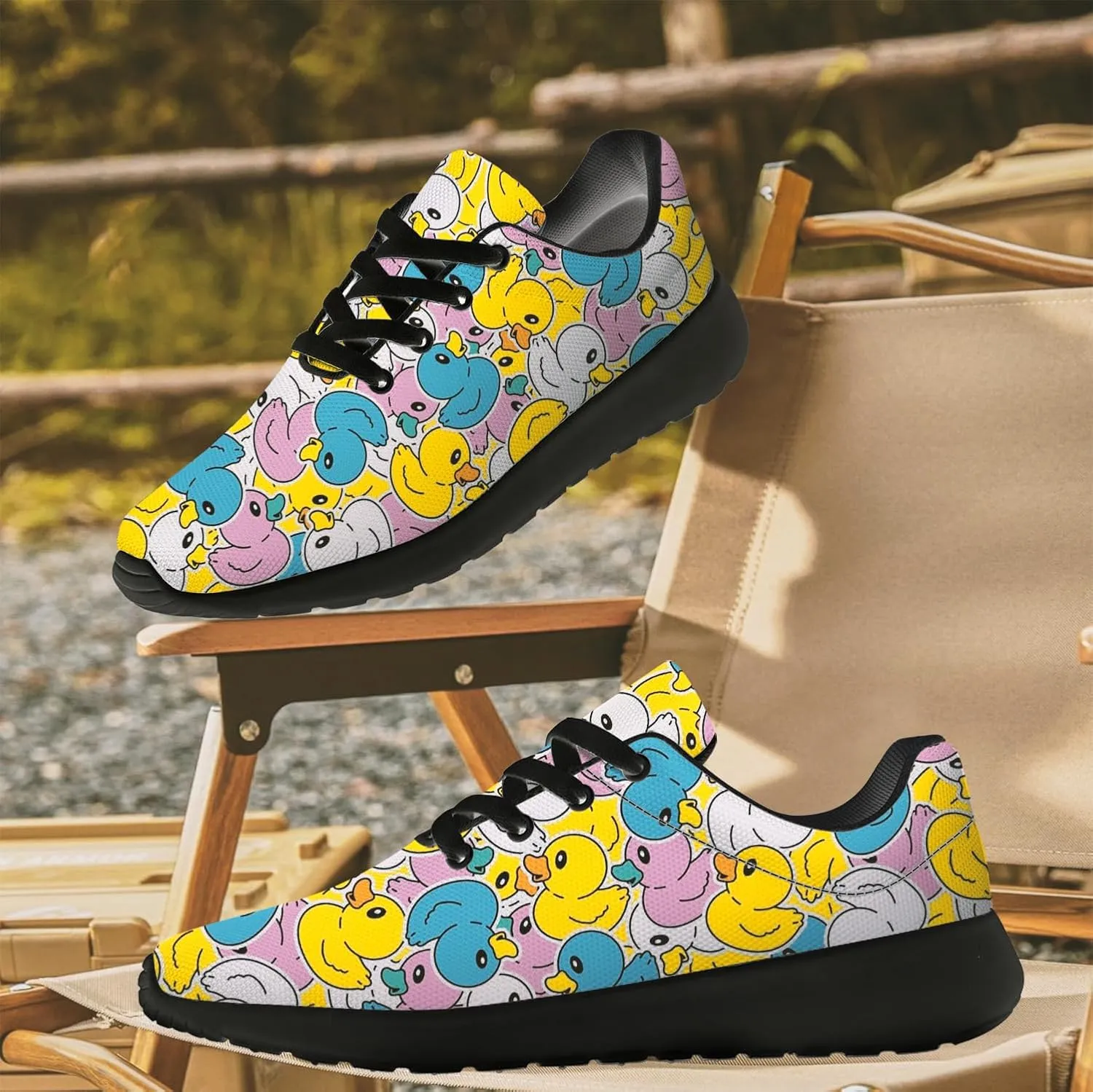 Duck Shoes for Women Men Running Shoes Cute Animal Sneakers Tennis Shoes Gifts for Women Men