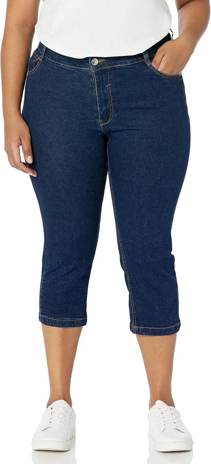 EVANS Women's Denim Love Crops