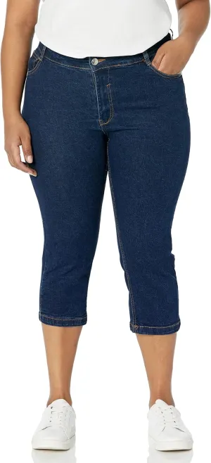 EVANS Women's Denim Love Crops