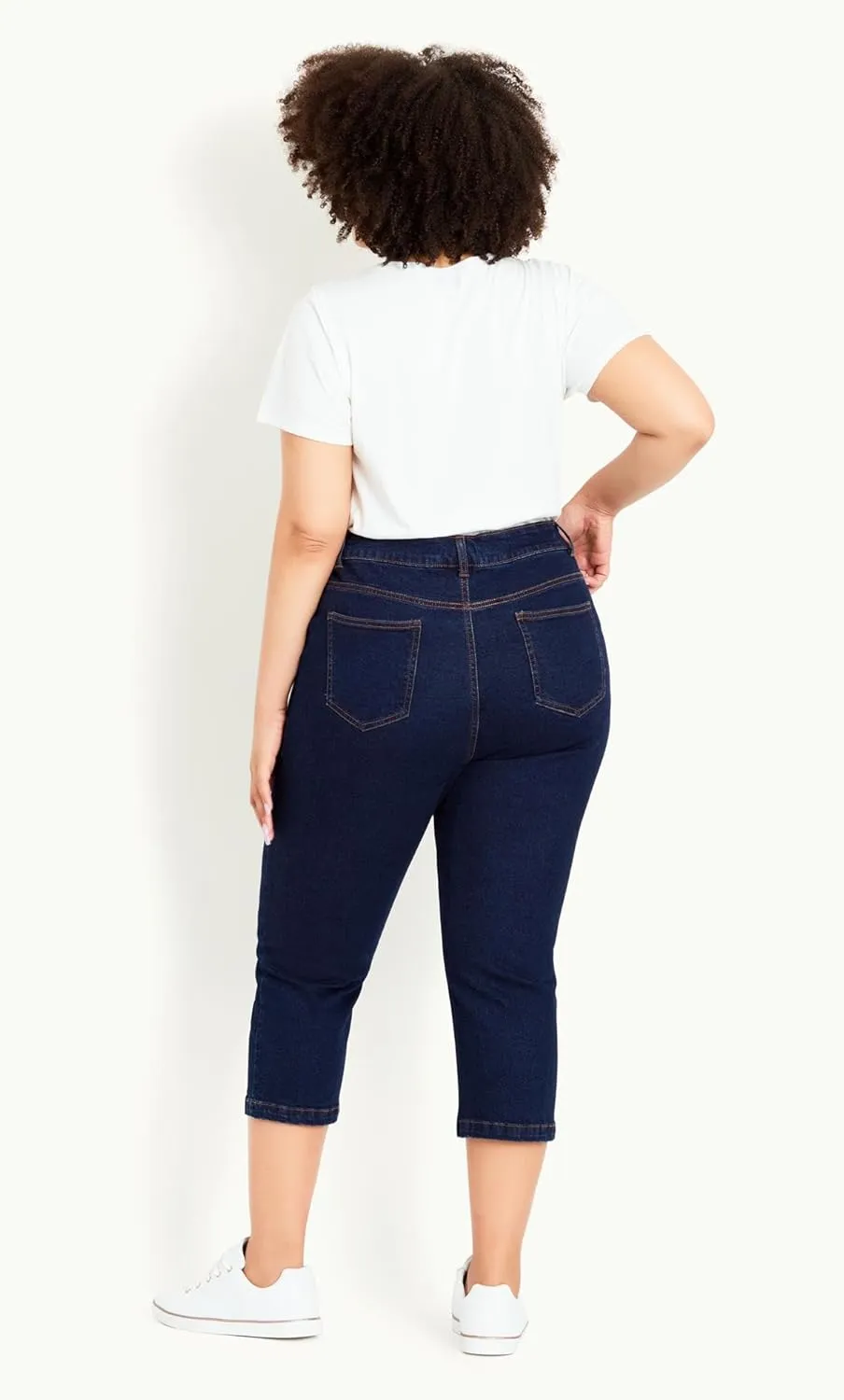 EVANS Women's Denim Love Crops