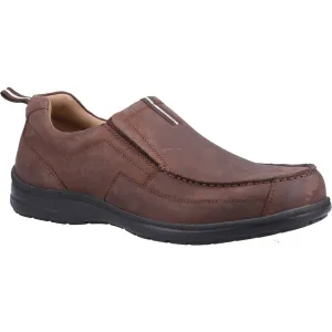 Fleet & Foster Paul Men's Slip On Leather Loafer Brown