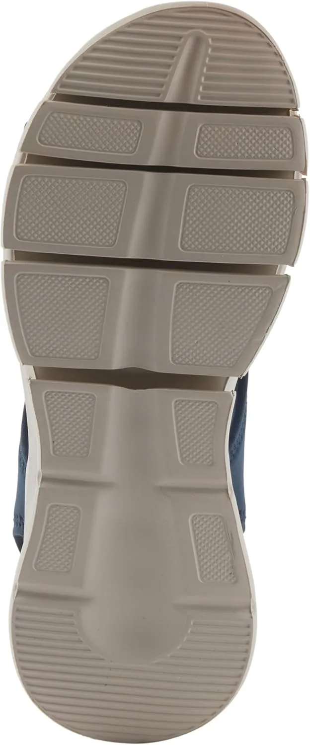 Flexus Women's GUZMAN Ankle Strap Sandals – Lycra Slip-On with Cushioned Footbed and Sporty EVA Outsole