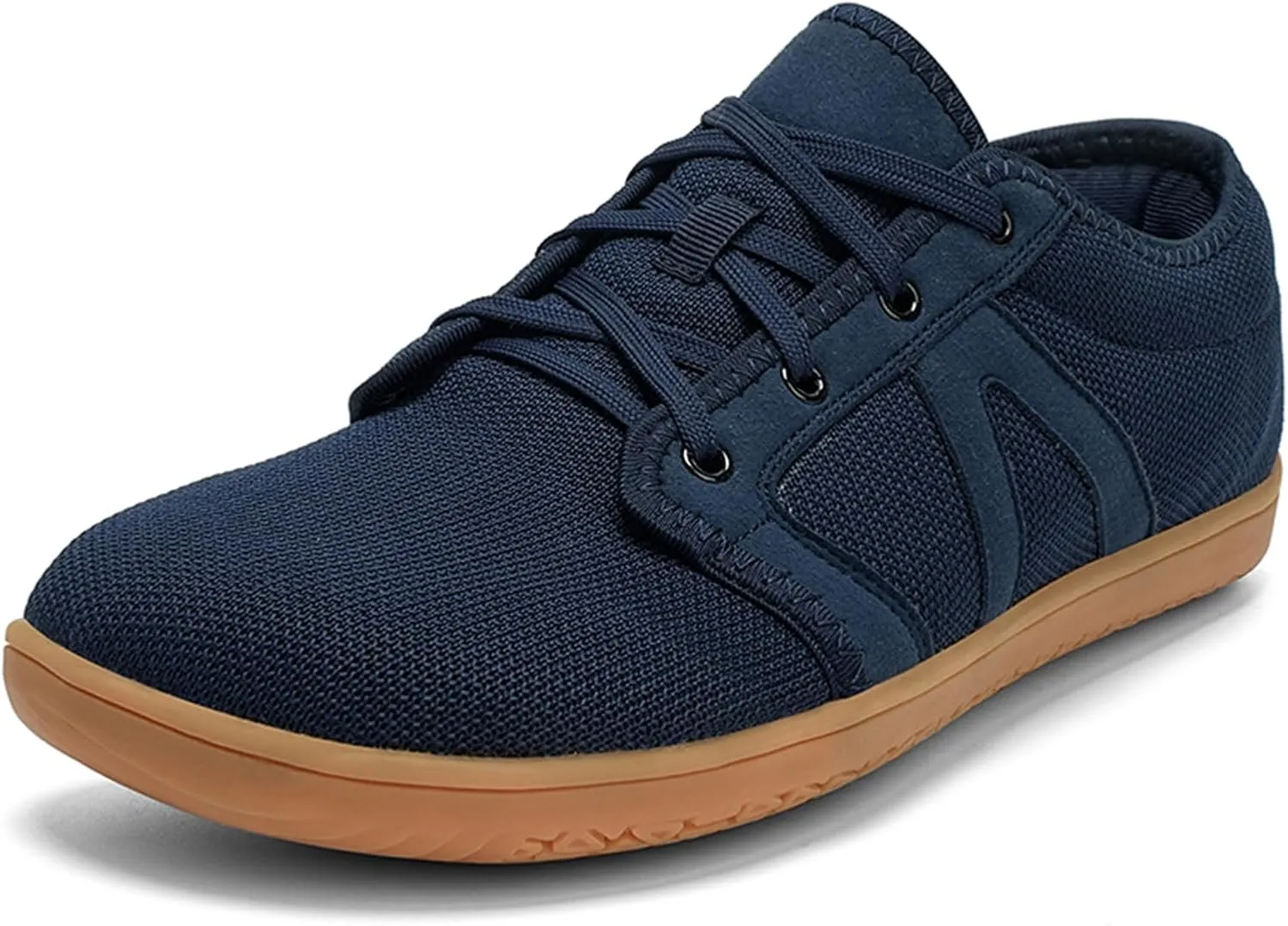 FLIOZY Men's Fashion Wide Minimalist Barefoot Casual Walking Lace Up Shoes Trail Runner Sneakers