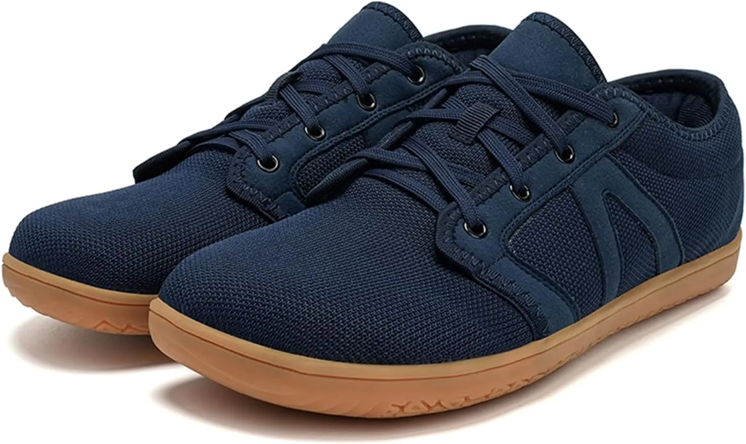 FLIOZY Men's Fashion Wide Minimalist Barefoot Casual Walking Lace Up Shoes Trail Runner Sneakers