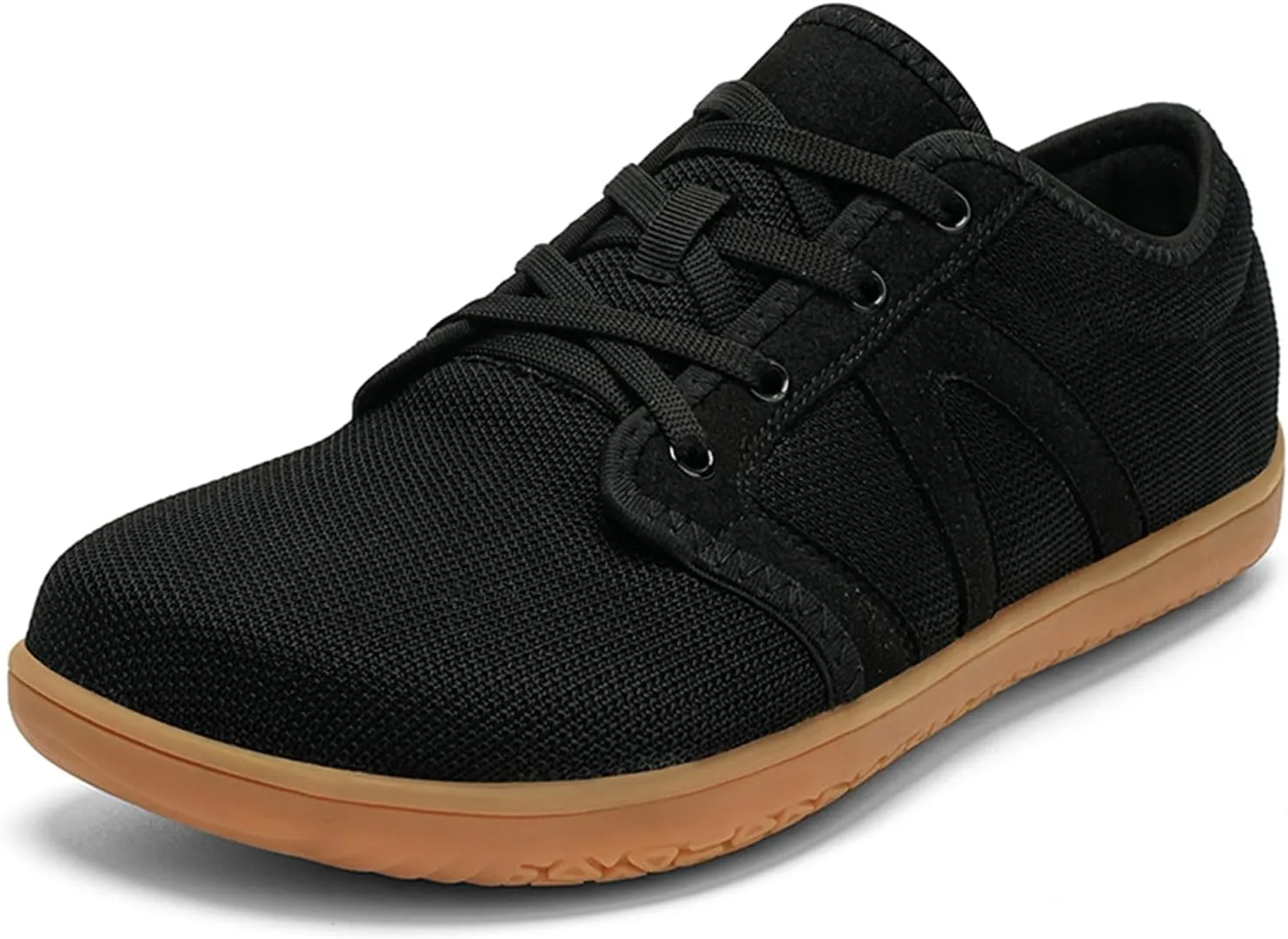 FLIOZY Men's Fashion Wide Minimalist Barefoot Casual Walking Lace Up Shoes Trail Runner Sneakers