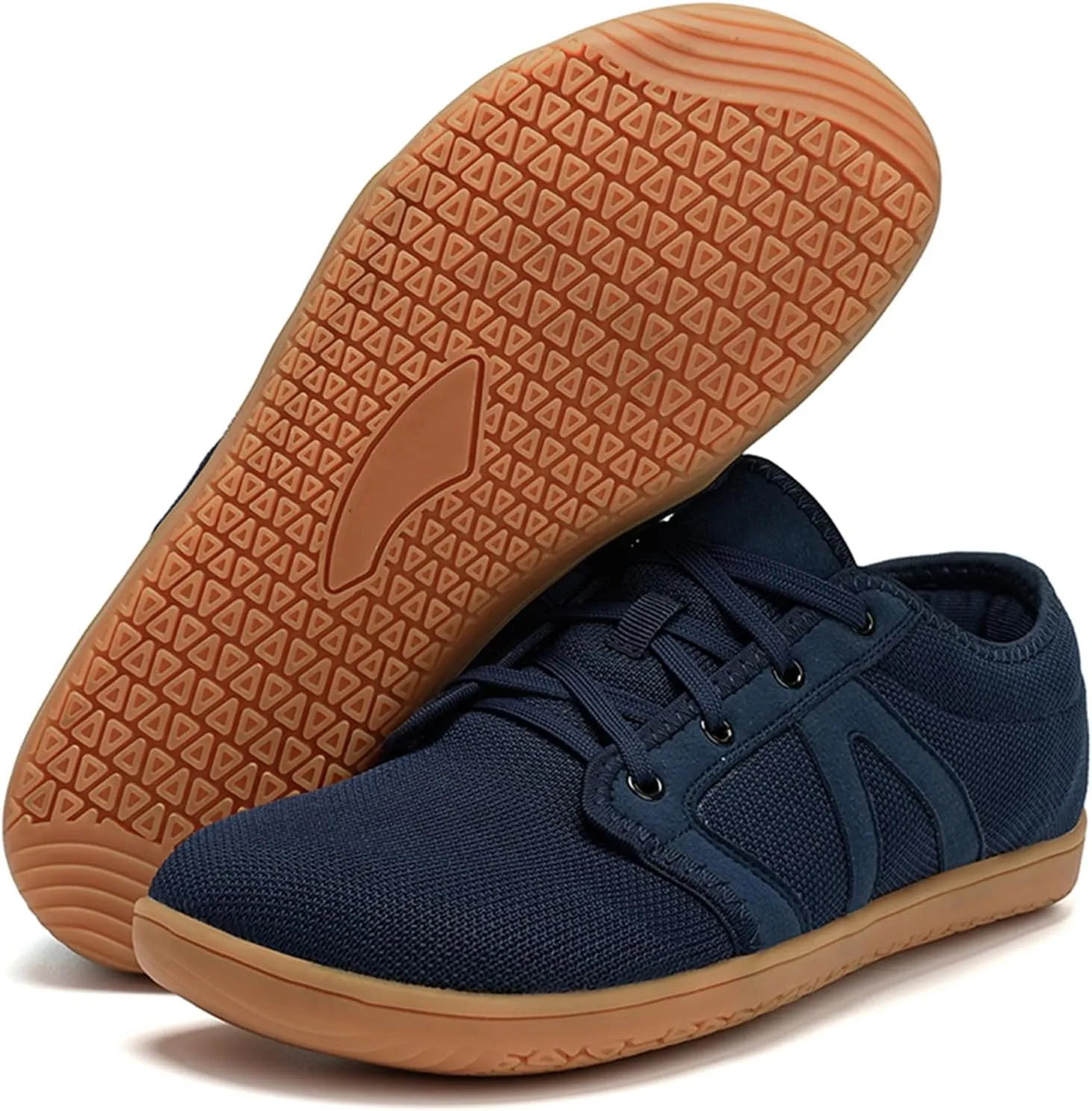 FLIOZY Men's Fashion Wide Minimalist Barefoot Casual Walking Lace Up Shoes Trail Runner Sneakers