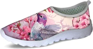 Forchrinse Moon Star Men’s Running Shoes Women’s Slip on Walking Shoes Patriotic Sport Sneakers Breathable