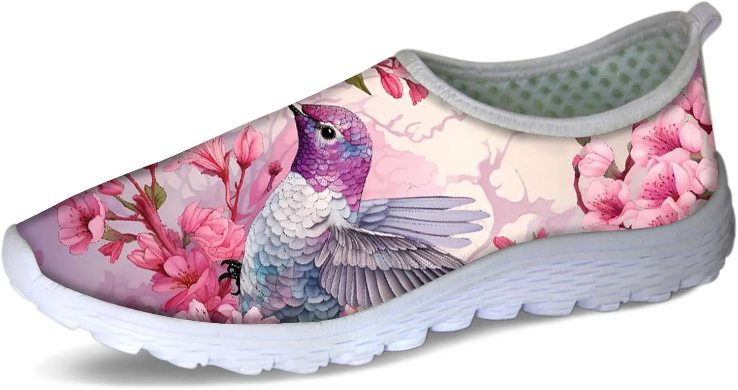 Forchrinse Moon Star Men’s Running Shoes Women’s Slip on Walking Shoes Patriotic Sport Sneakers Breathable