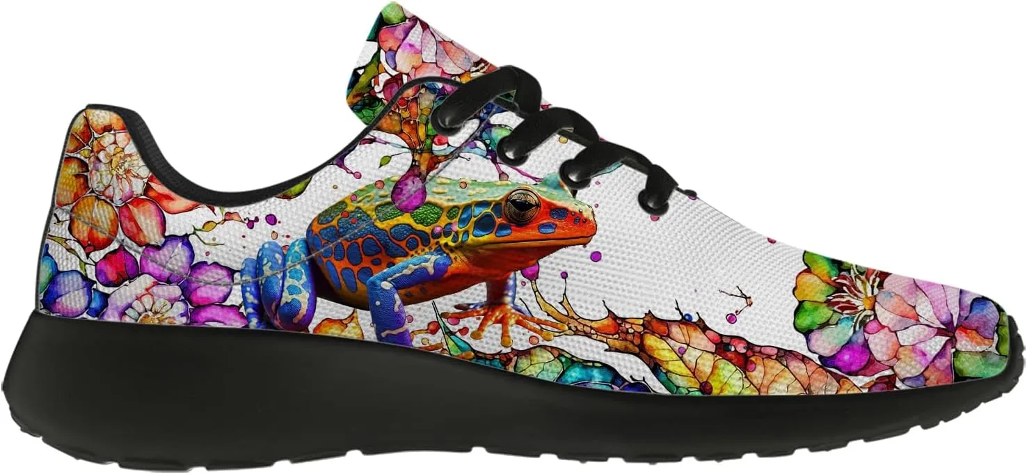 Frog Shoes for Women Men Tennis Shoes Cute Sneakers Running Shoes Gifts for Women Men