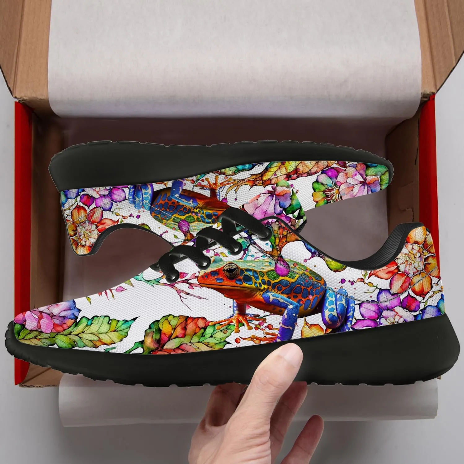 Frog Shoes for Women Men Tennis Shoes Cute Sneakers Running Shoes Gifts for Women Men