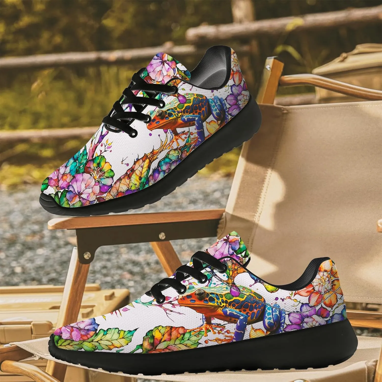 Frog Shoes for Women Men Tennis Shoes Cute Sneakers Running Shoes Gifts for Women Men