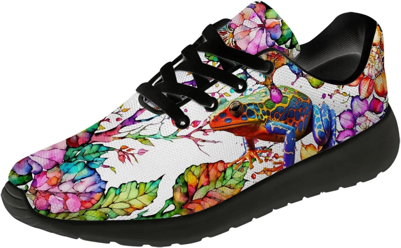 Frog Shoes for Women Men Tennis Shoes Cute Sneakers Running Shoes Gifts for Women Men