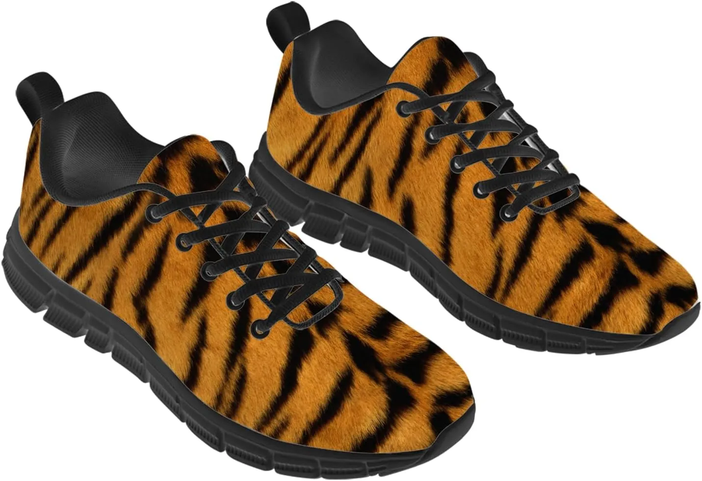 Funny Tiger Shoes for Women Men Tennis Shoes Lightweight Athletic Gym Running Sneakers Tiger Lovers Gifts for Him Her