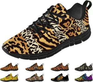 Funny Tiger Shoes for Women Men Tennis Shoes Lightweight Athletic Gym Running Sneakers Tiger Lovers Gifts for Him Her