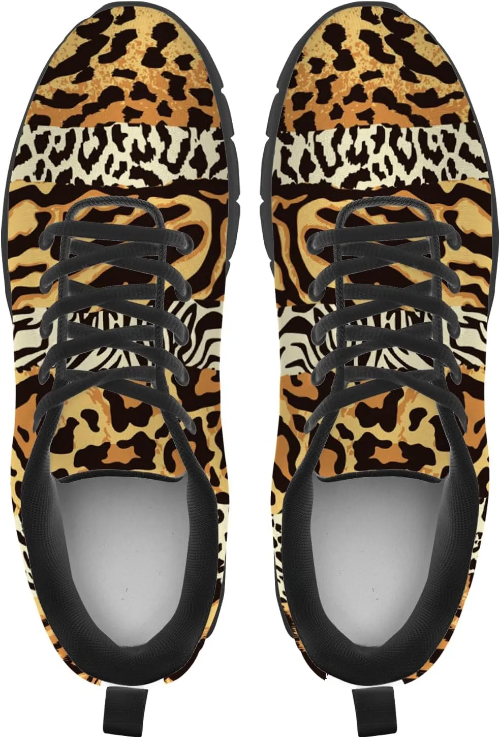 Funny Tiger Shoes for Women Men Tennis Shoes Lightweight Athletic Gym Running Sneakers Tiger Lovers Gifts for Him Her